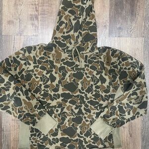 J Crew Wallace & Barnes Camo Hoodie